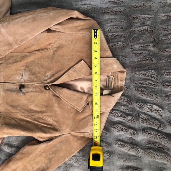 Tan Suede Jacket Sz Small - Picture 4 of 10